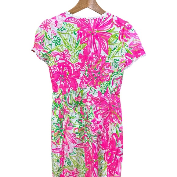 Lilly Pulitzer ‘Maisie Resort White Koala Me Maybe’ Floral Shift Midi Dress - Picture 4 of 8